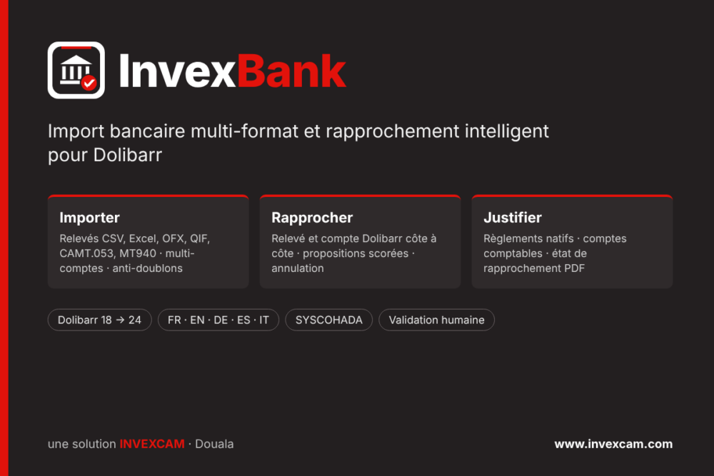 InvexBank – Import bancaire & rapprochement intelligent